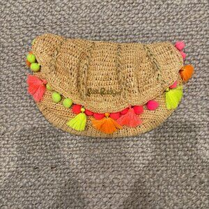 Lilly Pulitzer Clam Shell Clutch Handbag